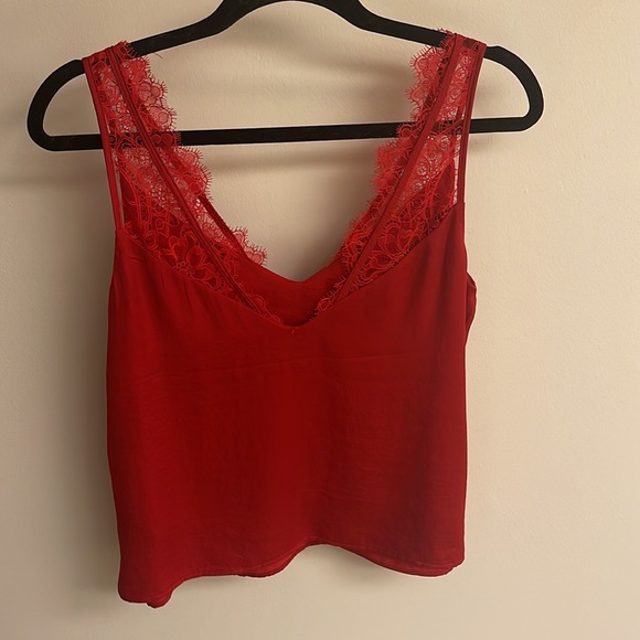 Satin Red H&M Tank - Picture 4 of 5
